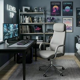 Fotel Obrotowy Q-05 Szary