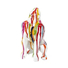 Dekoracja Goryl 14x14x24 Kolorowy