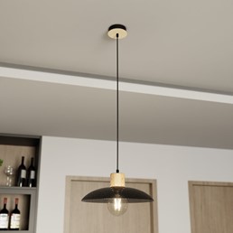 Lampa Wisząca KOBE 1 Czarny