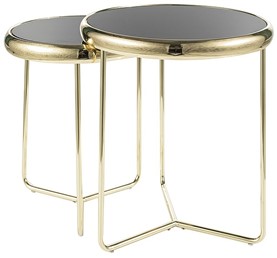 Ława SCARLET II fi47/40 Złoty/Czarny