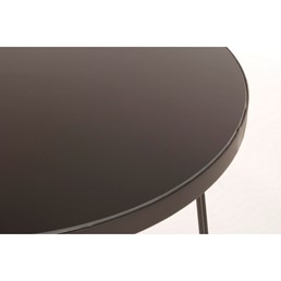 Stolik Kawowy ZAINA fi50 Czarny