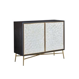 Komoda STILIG ST908 Grafit/Złoty