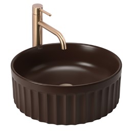 Umywalka Nablatowa DUO Brązowy