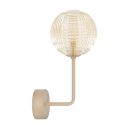 Kinkiet JUKON K-5715 Bursztynowy/Beż