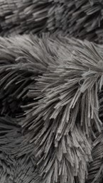 Tkanina FLUFFY 13 Grafitowy (1 mb)