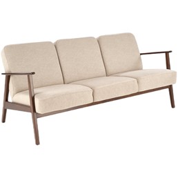 Sofa MILANO 3S Beżowy/Brązowy