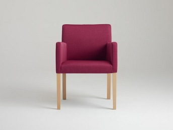 Fotel Wilton Arms 84 60x61x84 Landrynkowy Róż/Naturalny