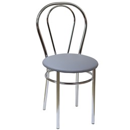 Krzesło TULIPAN ECO Szary/Chrom