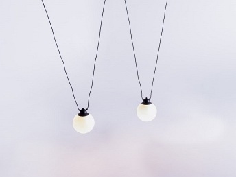 Lampa Wisząca Glass 2 Czarny