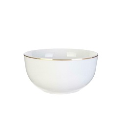 Miska Pearl Gold 500ml biała