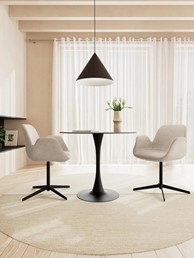 Krzesło BETH Beżowy/Czarny