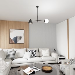 Żyrandol HERMES 2 Czarny