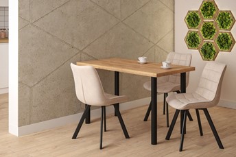 Stół ST(B)-FX 67x101 I Dąb Artisan/Czarny