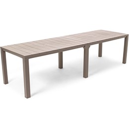 Stół Ogrodowy JULIE Podwójny 2x(147x90) Cappuccino