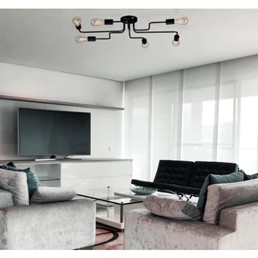 Lampa Sufitowa SKADI K-3890 Czarny