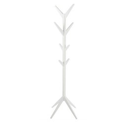 Wieszak Drewniany ASCOT Biały