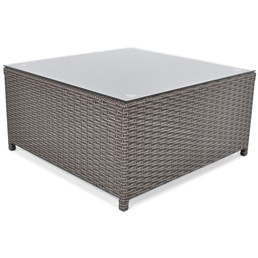 Stolik Ogrodowy MALAGA z Technorattanu Brązowy