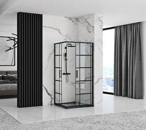 Kabina Prysznicowa CONCEPT 80x100 Czarny