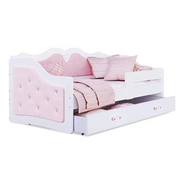 Łóżko Tapicerowane JESSICA 80x180 Różowy