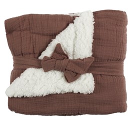 Kocyk dla niemowląt 100x70cm Różowy