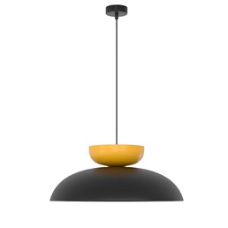 Lampa Wisząca MEGA 1 Czarny/Pomarańczowy