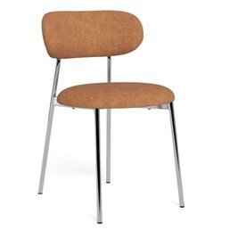 Krzesło LYRIC Pomarańczowy/Chrom
