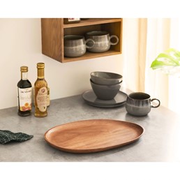Taca Dekoracyjna HOUSE NORDIC 28x39cm Naturalny