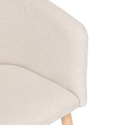 Krzesło MARLO Naturalny/Beżowy