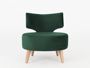 Fotel FLIPPIN Avocado/Naturalny