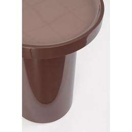 Stolik Kawowy OTILIA Fi40cm Czerwony