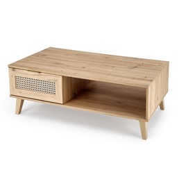 Ława BORNEO LAW-1 Dąb Artisan/Czarny