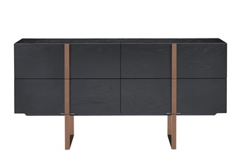 Komoda HUDSON H02 Czarny