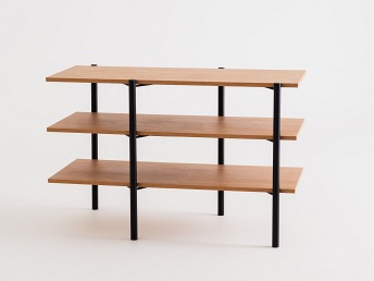 Konsola Rave Basic 3F 110x45 Dąb/Czarny