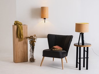 Fotel HARRY XL Szary Beż/Naturalny