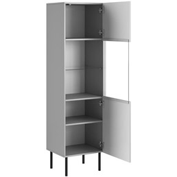 Witryna ASENSIO W1 Czarny/Jasny Popiel