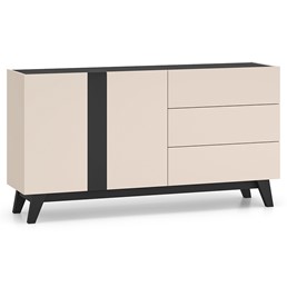 Komoda FRESHION 03 Cashmere/Czarny