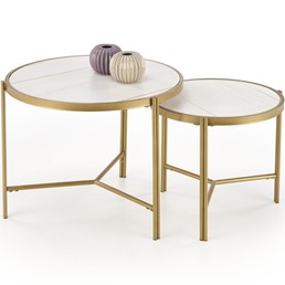 Zestaw 2 Ław FATIMA fi63 Biały