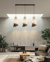 Lampa Wisząca MODA 3 Czarny/Szary