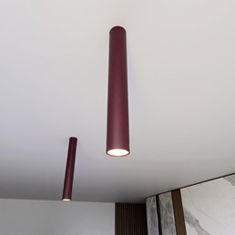 Lampa Sufitowa TECNO 1L Burgundowy