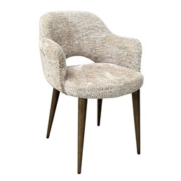 Krzesło DELPHINA ARM Beżowy