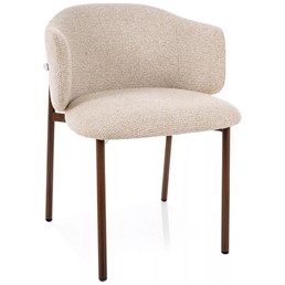 Krzesło OSAKA D Jasny Beż/Orzech