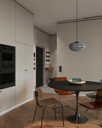 Lampa Wisząca ARCO K-5676 Grafitowy/Czarny