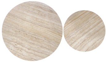 Zestaw Ław PAOLA fi60/38 Trawertyn/Kaszmirowy