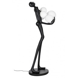 Lampa Podłogowa HUMAN PREMIUM Czarny/Biały