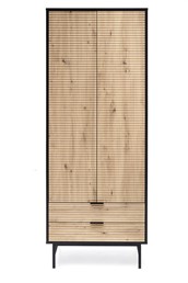 Szafa MURANO S1 Czarny/Dąb Artisan