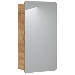 Szafka z Lustrem ARUBA WHITE 842 16x40x75 Biały