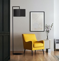 Lampa Podłogowa SIMONE BLACK K-4323 Czarny