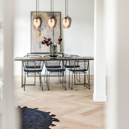 Listwa Wisząca BRISSA 3 Czarny/Brązowy