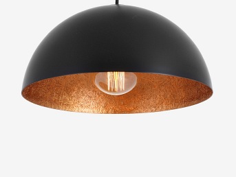 Lampa wisząca LORD 35 – miedziano-czarny