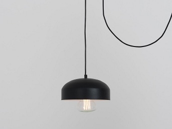 Lampa wisząca POPO FLAT 1 – czarny
